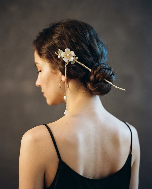 Long Spring Asian Hairpins for Fairies
