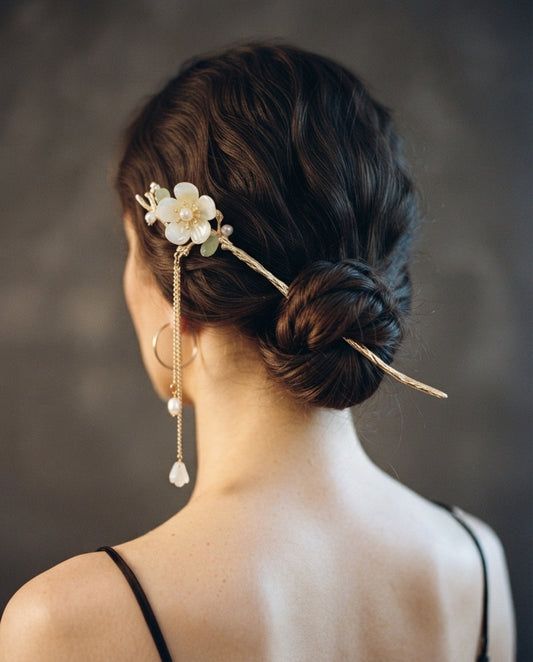 Long Spring Asian Hairpins for Fairies